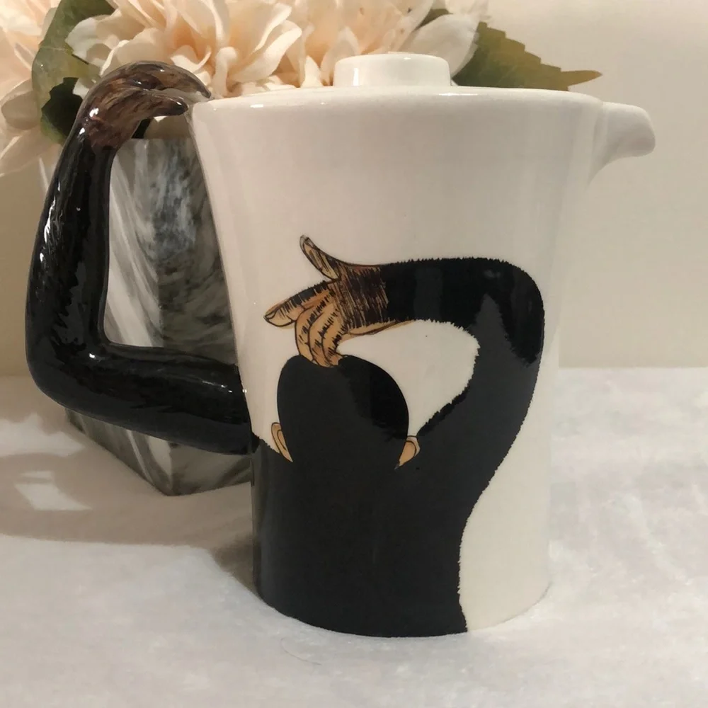 Pier 1 Imports Monkey Ceramic Tea Pot